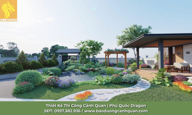 Dịch vụ thiết kế sân vườn