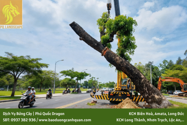 Dịch vụ bứng và di dời cây xanh