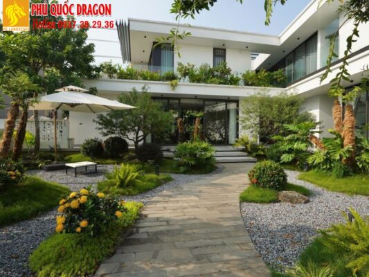 Lợi ích của việc thi công sân vườn tiểu cảnh 