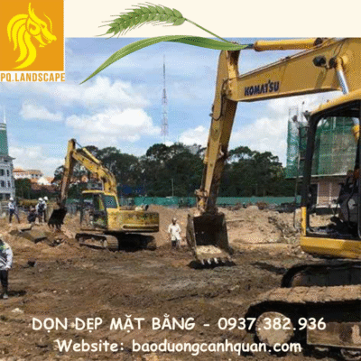 Hình 7: Dọn dẹp mặt bằng 7