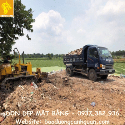 Hình 2: Dọn dẹp mặt bằng 2