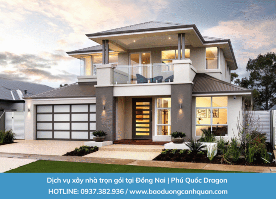 Xây biệt thự trọn gói tại Đồng Nai cao cấp sang trọng