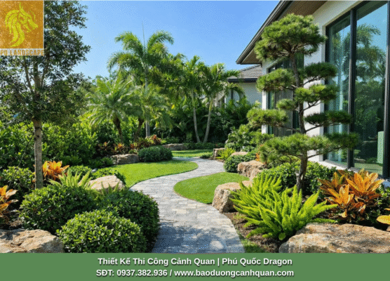 Thi công sân vườn đồng nai