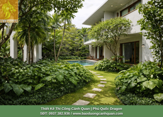 Thi công sân vườn đồng nai